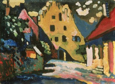 Castle Yard, Murnau, 1908 by Wassily Kandinsky